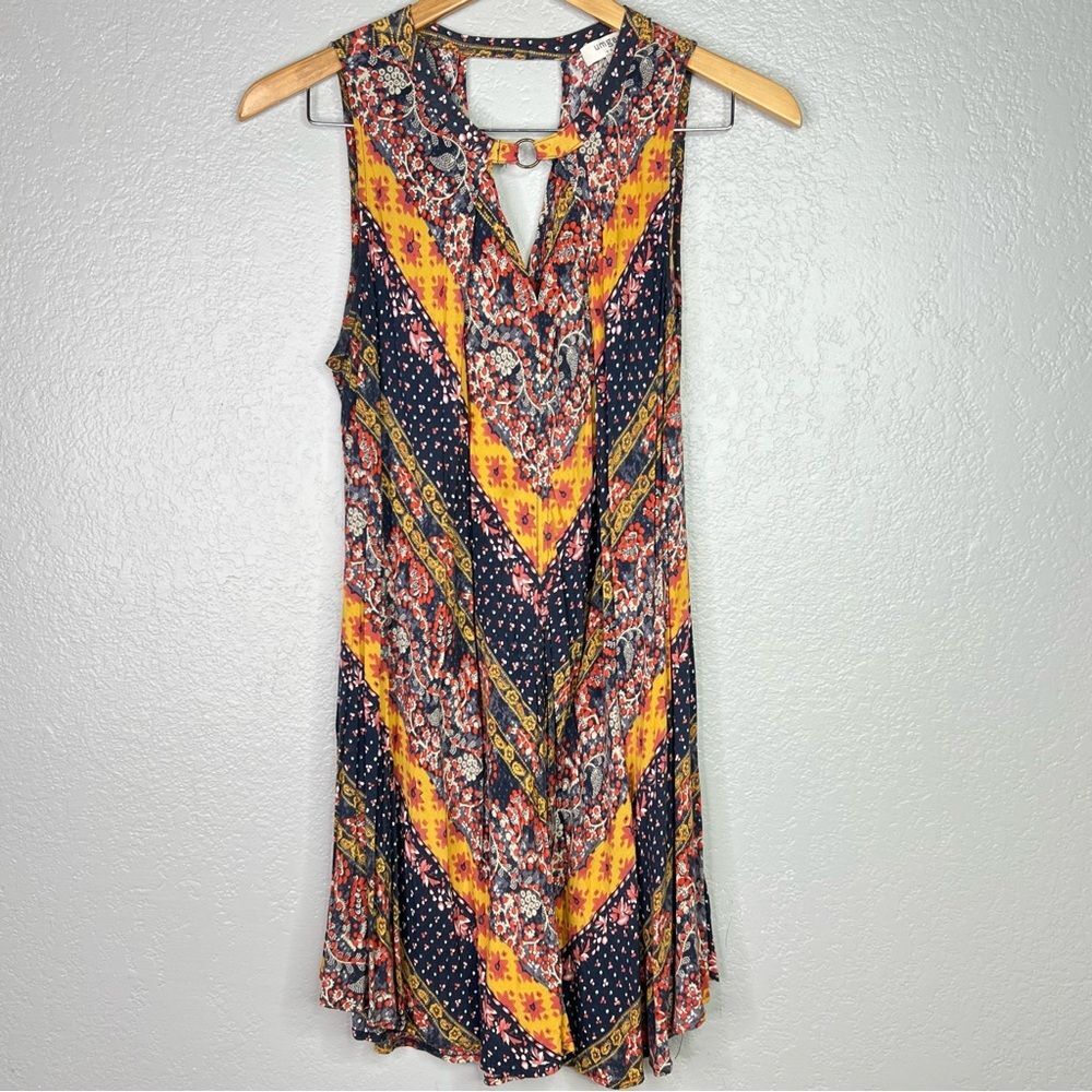 Umgee | Floral Bandana Swing western fairy Dress sz small